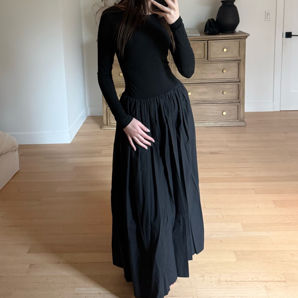 Nordstrom Black Long Sleeve Dress
